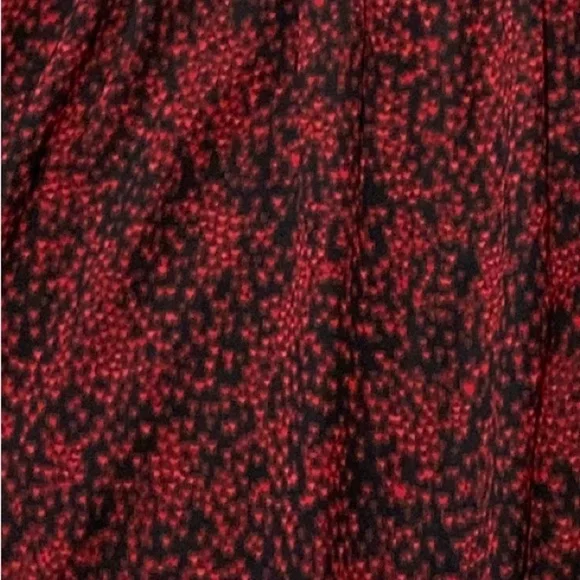 beachlunchlounge‎ Red and Black Midi Dress | Tiny Hearts Print - Picture 12 of 12